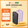 Pin sạc dự phòng Ugreen 10000mAh 20000mAh Powerbank PD3.0 20W QC 3.0 18W Max Sạc nhanh Powerbank cho iPhone 17 Pro Max iPhone 13 Samsung S23 Ultra Samsung S24 Ultra HUAWEI