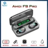 Tai nghe không dây Bluetooth TWS AMoi F9 Pro - Chống nước IP67 - Pin 2000maH - Dùng 600 tiếng
