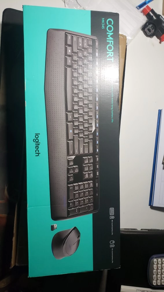 Bộ bàn phím và chuột không dây Logitech MK345