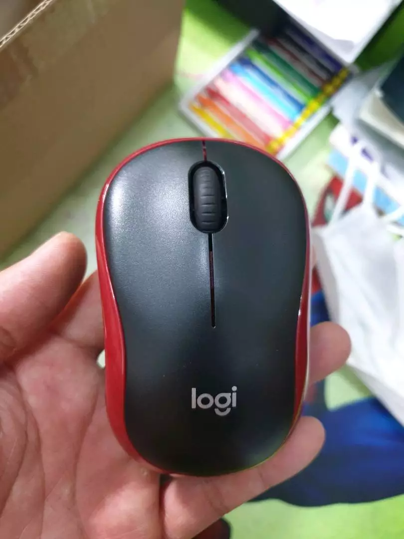 Chuột không dây Logitech M185 | Logitech M186 - USB, nhỏ gọn, thuận cả 2 tay, phù hợp PC/Laptop