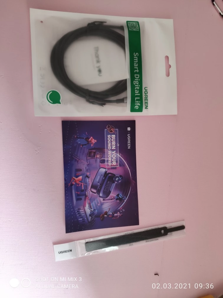 Cáp PD chuyển đổi cổng USB Type C sang USB C UGREEN chất lượng cao