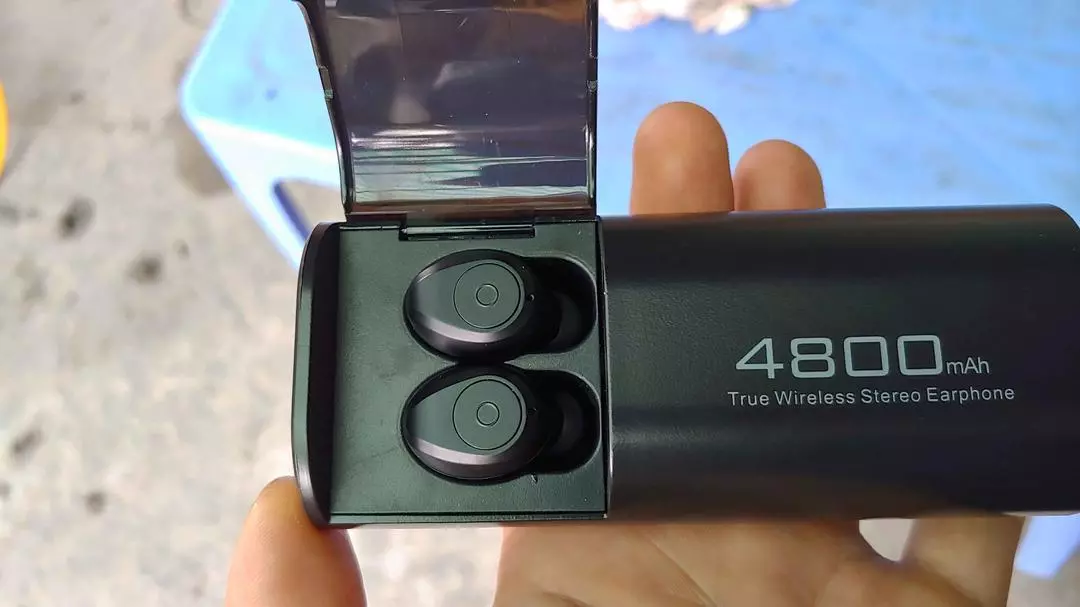 Tai nghe TWS không dây Bluetooth Amoi M75 - Pin 4800mah - Chống nước IPX7 - Bluetooth 5.0