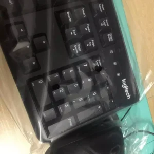 Combo chuột phím có dây Logitech MK120 - Fullsize, có phím số, bền bỉ, chống tràn