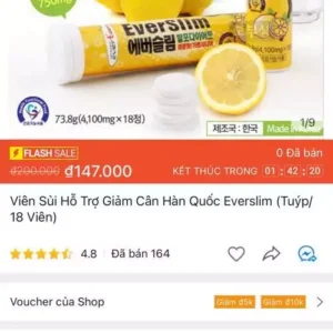 Viên Sủi Giảm Cân Zantiva Hàn Quốc – Giảm Cân Nhanh Cấp Tốc, Detox Hiệu Quả – Không Phải Thuốc