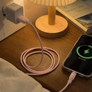 Olike D121 Cáp Sạc Nhanh 100W PD USB-C Type C Sạc Siêu Nhanh 480Mbps Dây Bọc Dù Cho iPhone Samsung Xiaomi OPPO Huawei iPad MacBook Dài 100 cm