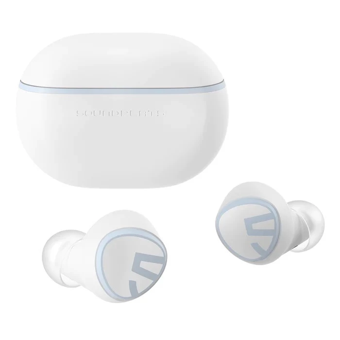 Tai nghe True Wireless SoundPEATS Mini Bluetooth 5.2 (Trắng) - Hàng chính hãng