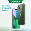 Ốp điện thoại mềm TPU UGREEN Ốp lưng trong suốt chống sốc cho iPhone 13 Ốp lưng bảo vệ ống kính