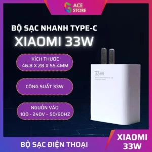 Bộ Sạc Nhanh Type-C Xiaomi 33w | Gace Store