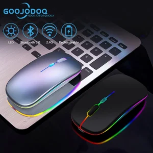 Goojodoq Chuột Chơi Game bluetooth Không Dây Có Đèn Nền