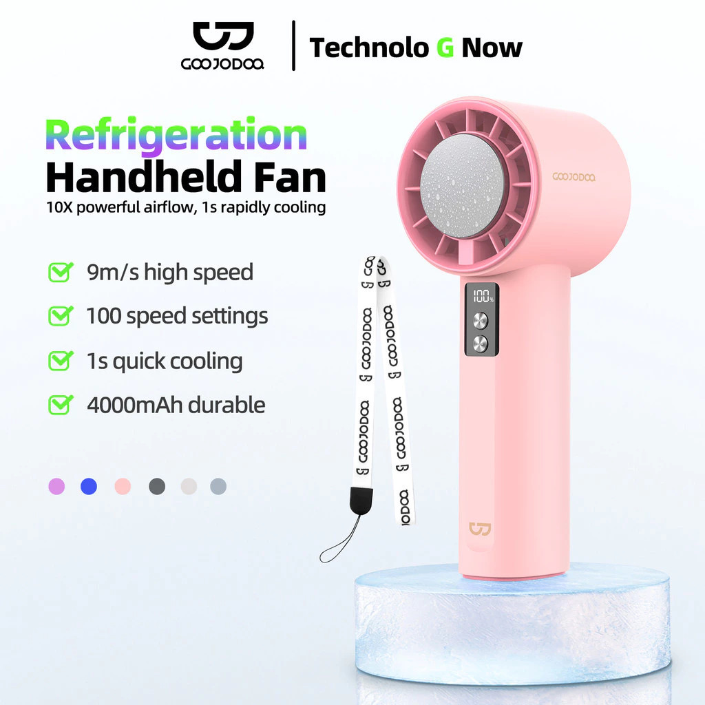Nhãn dán quạt cầm tay Goojodoq Nhãn dán kim cương quạt tốc độ cao GFS001