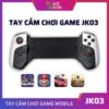 Tay cầm JK03 | Tay cầm chơi game 2 bên hỗ trợ đa nền tảng, kết nối không dây, dung lượng pin 300mAh