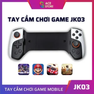 Tay cầm JK03 | Tay cầm chơi game 2 bên hỗ trợ đa nền tảng, kết nối không dây, dung lượng pin 300mAh
