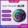 Quạt tản nhiệt điện thoại AL19 sò lạnh từ tính màn hình hiển thị nhiệt độ Led RGB Gaming