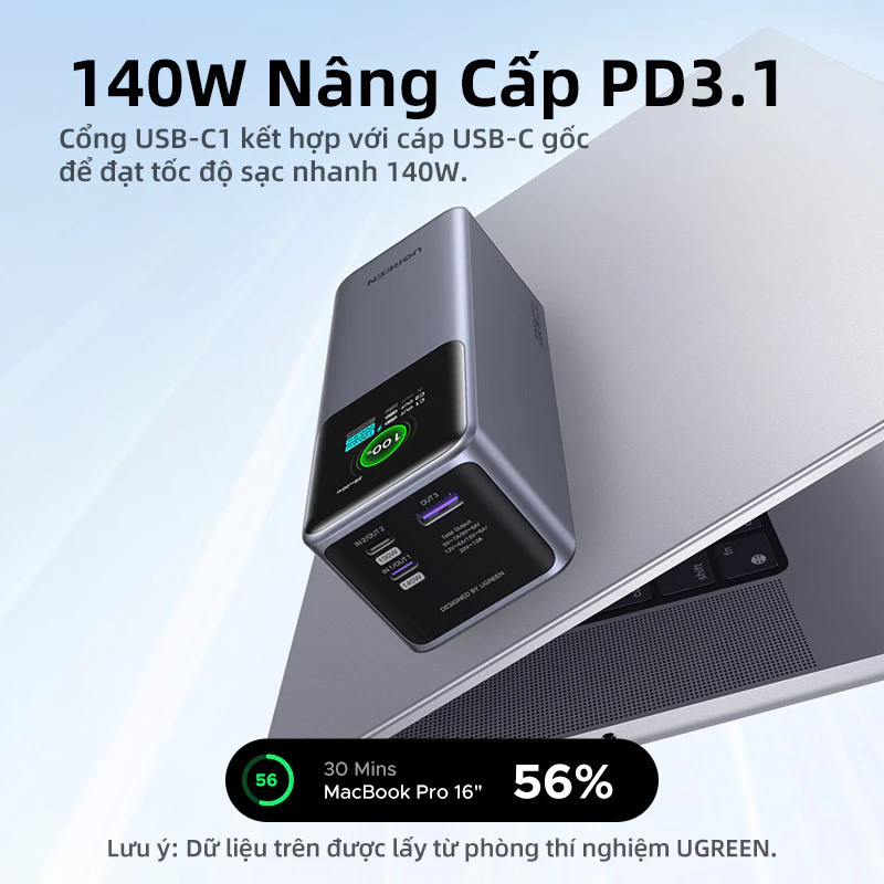 Pin sạc dự phòng Ugreen Nexode 200W/130W/100W Chính Hãng - Image 2