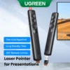Bút trình chiếu slide powerpoint Ugreen bút PPT, Trình bày từ xa Clicker Laser Con trỏ 2.4GHz USB, Bút cho văn phòng Mac Window Con trỏ Laser, đa chức năng để thuyết trình, chất lượng cao