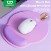 Lót chuột công thái học GOOJODOQ có kê tay 14mm & đế chống trượt, bền và dễ vệ sinh