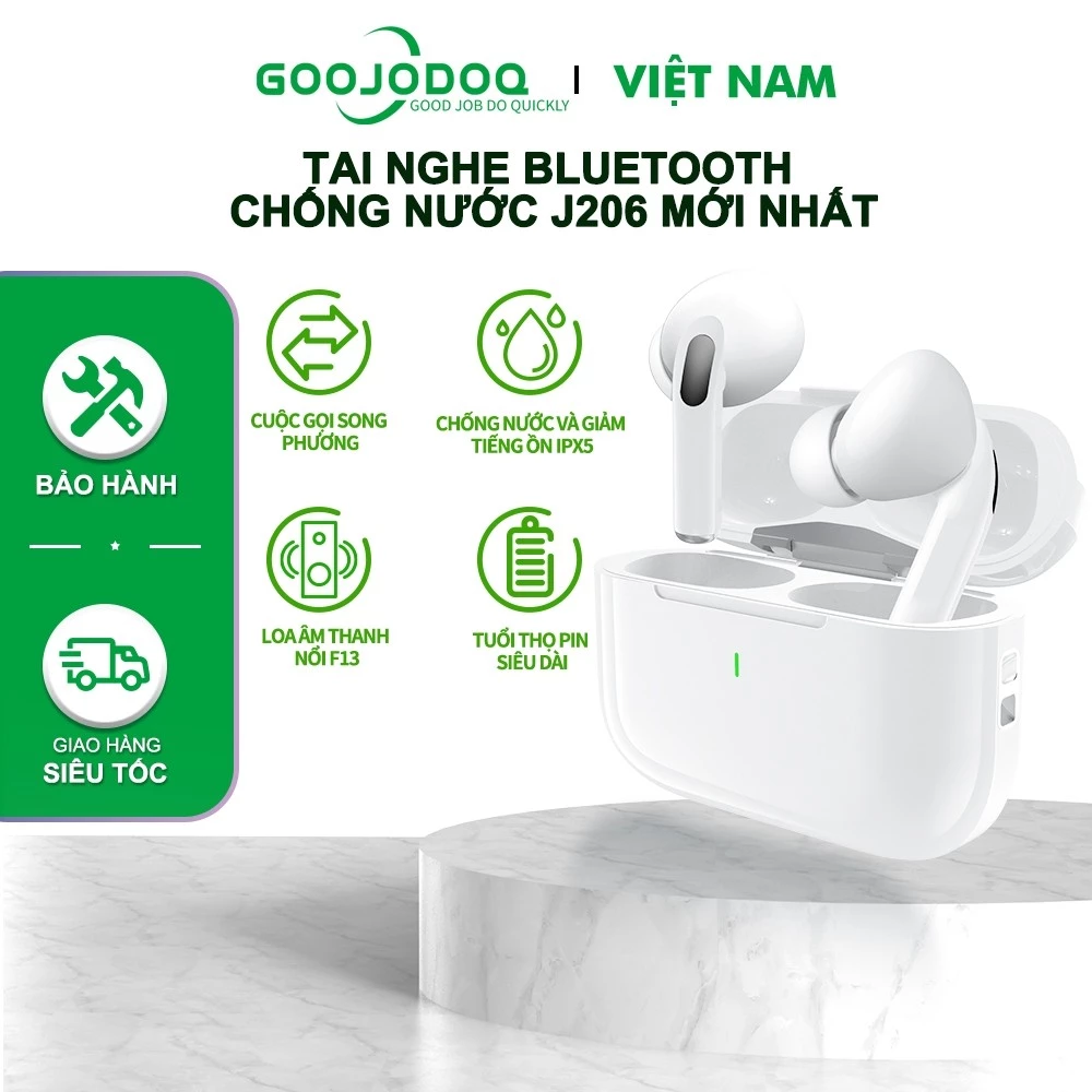 Tai nghe Goojodoq Bluetooth 5.3 thể thao không dây, khử tiếng ồn kết nối nhanh