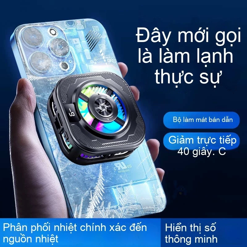Quạt Tản Nhiệt Điện Thoại SL39 - Sò Lạnh Bán Dẫn Hiển Thị Nhiệt Độ
