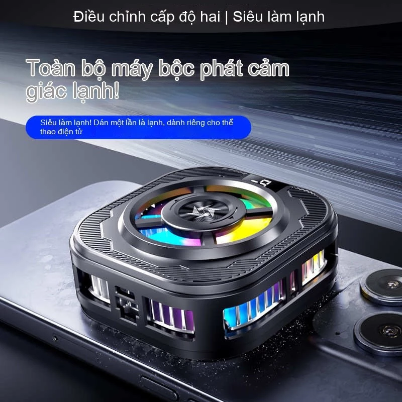 Quạt Tản Nhiệt Điện Thoại SL39 - Sò Lạnh Bán Dẫn Hiển Thị Nhiệt Độ - Image 3