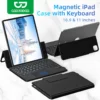 Hộp đựng từ tính GOOJODOQ có Bàn di chuột Màn hình LED Bluetooth 5.0 cho ipad