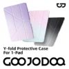 Bao da iPad GOOJODOQ có màu chuyển sắc, tự động đánh thức, hỗ trợ nhiều góc độ và ngăn đựng bút chống thất lạc