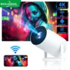 Máy chiếu Mini di động GOOJODOQ Android 11 Xoay miễn phí 270 ° Bluetooth 5.0