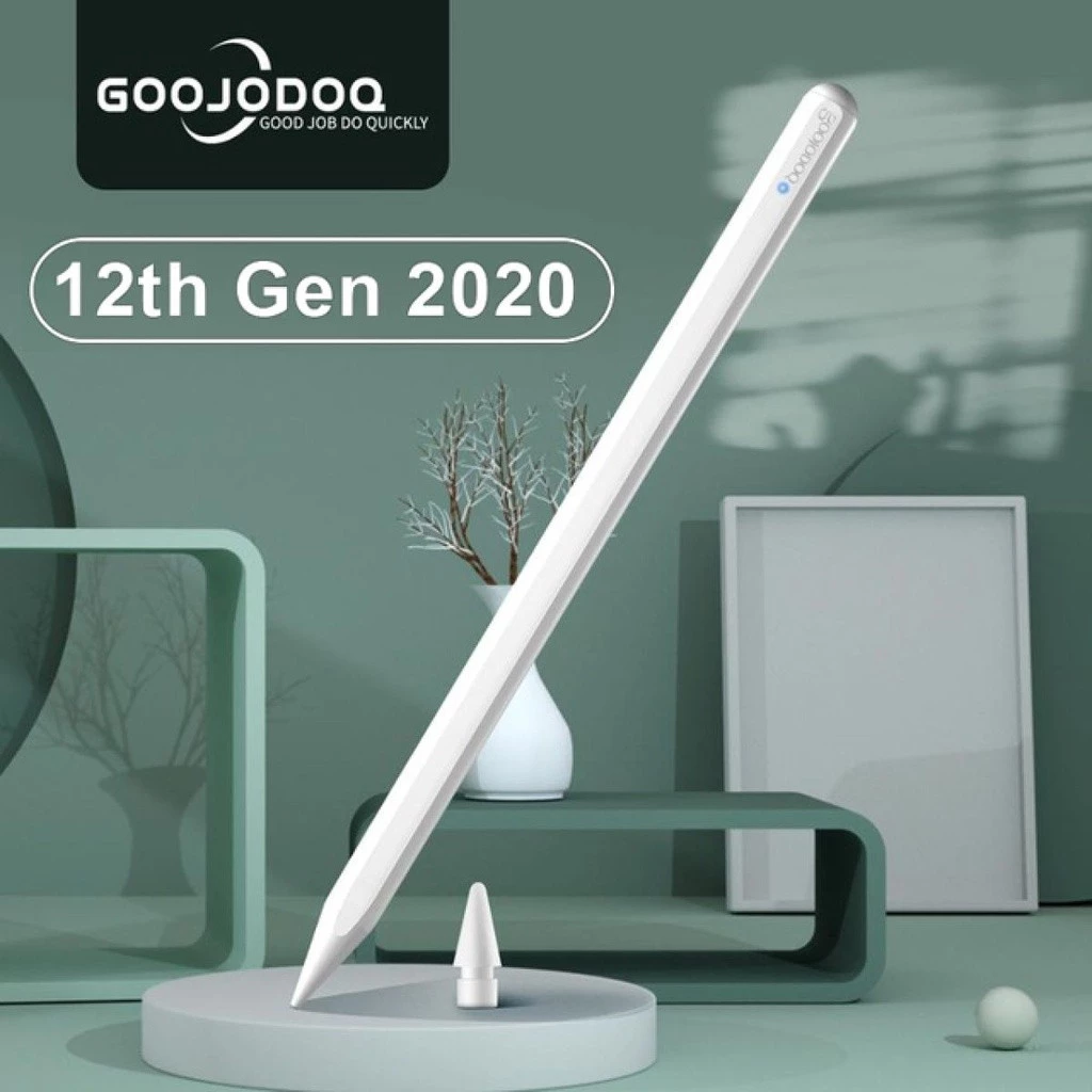 Bút Cảm Ứng GOOJODOQ GD12 Chống Tì Tay - Sạc Không Dây Cho Ipad Gen9 Ari 4/5