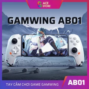 Tay cầm chơi game Gamwing AB01 hỗ trợ đa nền tảng tích hợp sạc nhanh và jack tai nghe 3.5mm