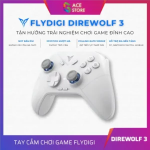 Flydigi Direwolf 3 | Tay Cầm Chơi Game Wireless, Polling Rate 1000Hz, Hỗ Trợ Đa Nền Tảng PC/Switch/Mobile