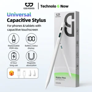 bút cảm ứng đa chức năng GOOJODOQ có đèn báo pin, phù hợp với máy tính bảng Xiaomi, Huawei,PAD và điện thoại di động