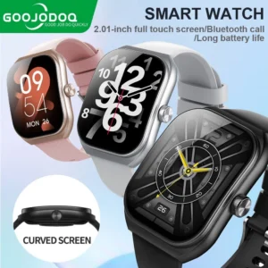 Đồng hồ thông minh GOOJODOQ Curve IP68 chống nước Màn hình IPS cong 2,01 inch