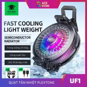 Quạt tản nhiệt từ tính Plextone UF1 dành cho điện thoại 2 chế độ làm lạnh