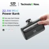 Pin dự phòng GOOJODOQ 10000mAh với sạc siêu nhanh 22.5W, tích hợp giao diện Light-ning và USB-C, cùng màn hình LED
