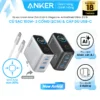 [SVIP] Bộ sạc nhanh Anker 100W Smart Display | 3 cổng 2C1A | Công nghệ GaN | Gập gọn | Dành cho Laptop, iPhone – B121B