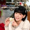 【Goojodoq × Nailoong】Tai nghe thể thao không dây Bluetooth 5.3 phiên bản giới hạn Giáng sinh Các mẫu dễ thương Khử tiếng