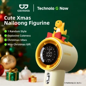 【Goojodoq × Nailoong】Quạt turbo mini tốc độ cao trang trí Giáng sinh dễ thương, đồ trang trí nhà cửa và máy tính để bàn