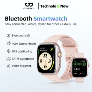 Đồng hồ thông minh GOOJODOQ có GPS, khả năng chống nước 3ATM, theo dõi đồng hồ thể thao, hơn 100 chế độ thể thao