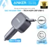 [LIVE] Tẩu sạc xe hơi Anker Nano 75W tích hợp 1 cáp USB-C & 1 cổng USB-C 30W hỗ trợ PPS, PD, QC 3.0 - A2738