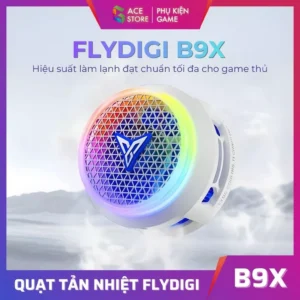 [CHÍNH HÃNG] Quạt Tản Nhiệt Sò Lạnh FLYDIGI B9X – GIẢM NHIỆT 45°C | SIÊU ÊM ≤35dB | APP ĐIỀU KHIỂN