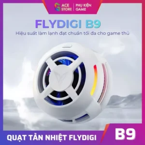 [CHÍNH HÃNG] Quạt Tản Nhiệt Sò Lạnh FLYDIGI B9 – Tản Nhiệt Hút Khí, Siêu Êm, Siêu Nhẹ, Giảm Nhiệt Tới 35°C