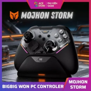 TAY CẦM MOJHON STORM – STORM 2.4G 2000Hz | TMR JOYSTICK | HALL TRIGGER | RGB | DOCK SẠC