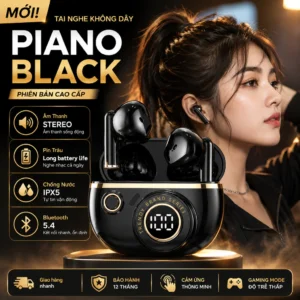 [Hàng có sẵn] Tai nghe không dây Bluetooth 5.4 Tai nghe TWS 360° ACS Âm thanh không gian ENC Màn hình LED khử tiếng ồn Tai nghe chơi game có độ trễ thấp cho iPhone Android
