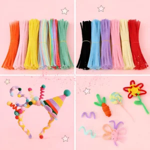 100 Cái Kẽm Nhung Loại 1 – Dày Mịn, DIY Dễ Tạo Hình，Chuẩn Handmade, Làm Hoa Tiệm