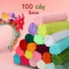 100 Cành Kẽm Nhung – Làm Hoa, Trang Trí, Đồ Handmade, Nhiều Màu, Dài 30cm