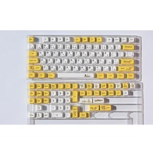 Keycap bàn phím Pikachu với chất liệu PBT profile MOA dành cho các dòng bàn phím