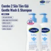 Combo 2 Sữa tắm gội dịu lành cho bé Cetaphil Baby Gentle Wash & Shampoo 400ml/chai