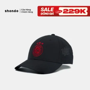 Mũ lưỡi trai Kaki Nam Nữ SHONDO Bộ Sưu Tập Champion Phong Cách, Thời Trang Màu Đen Freesize NONBC12