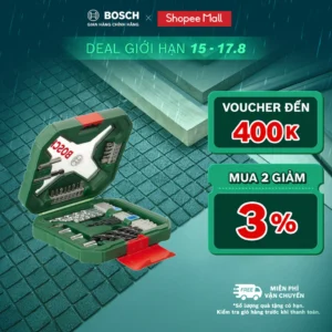 Bộ mũi khoan và vặn vít Bosch X-Line 34 món 2607010608