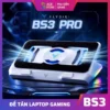 Flydigi BS3 Pro – Quạt Tản Nhiệt Laptop Gaming Áp Suất Gió | 4000RPM, RGB, Laptop 15.6 Inch Trở Lên