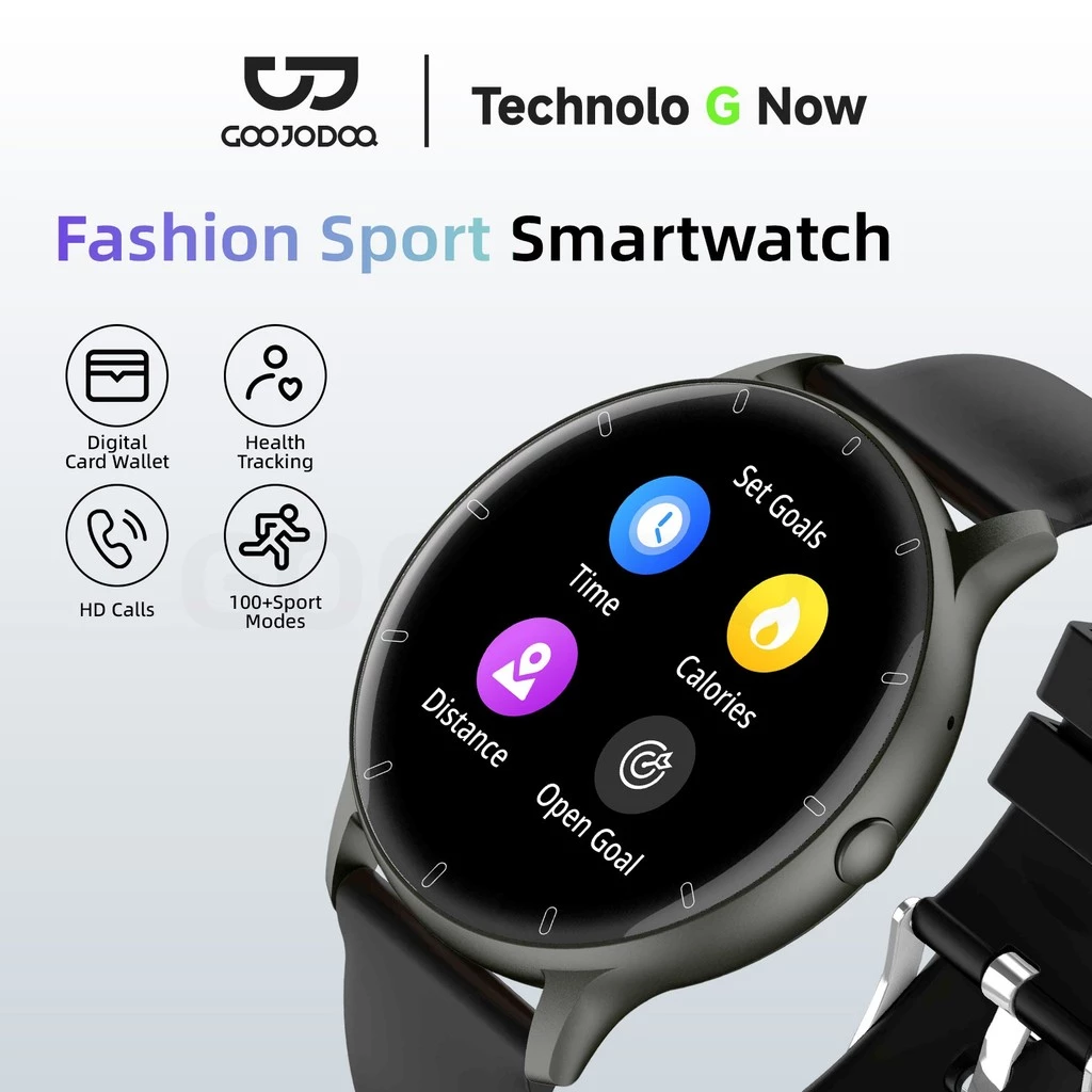 Đồng hồ thông minh GOOJODOQ có khả năng chống nước IP67, gọi điện qua Bluetooth, theo dõi sức khỏe